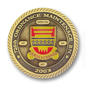 726th Ordnance Maintenance Bn - Custom Army Coin